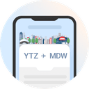 Promotional image for the Porter mobile app